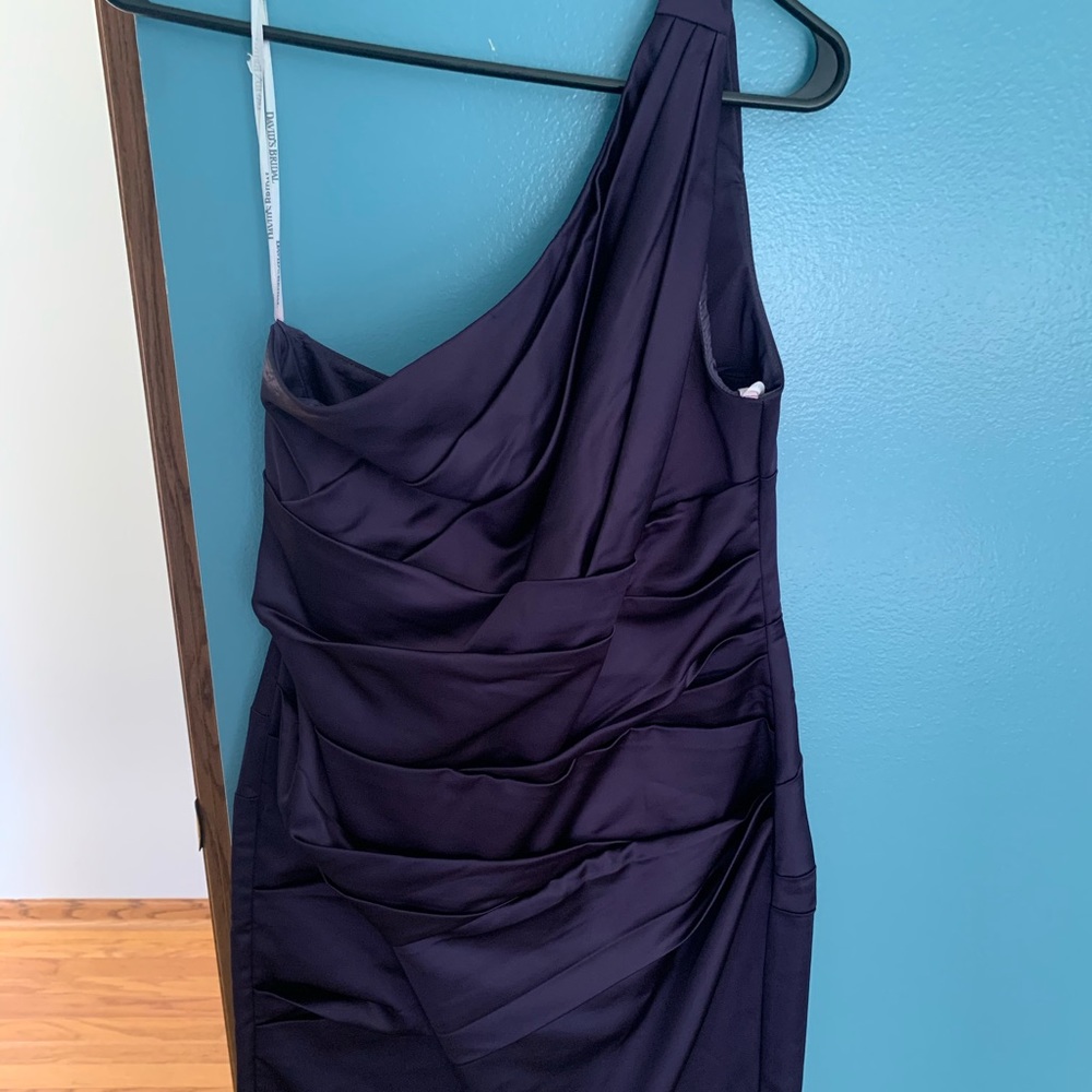Plum bridesmaids dress